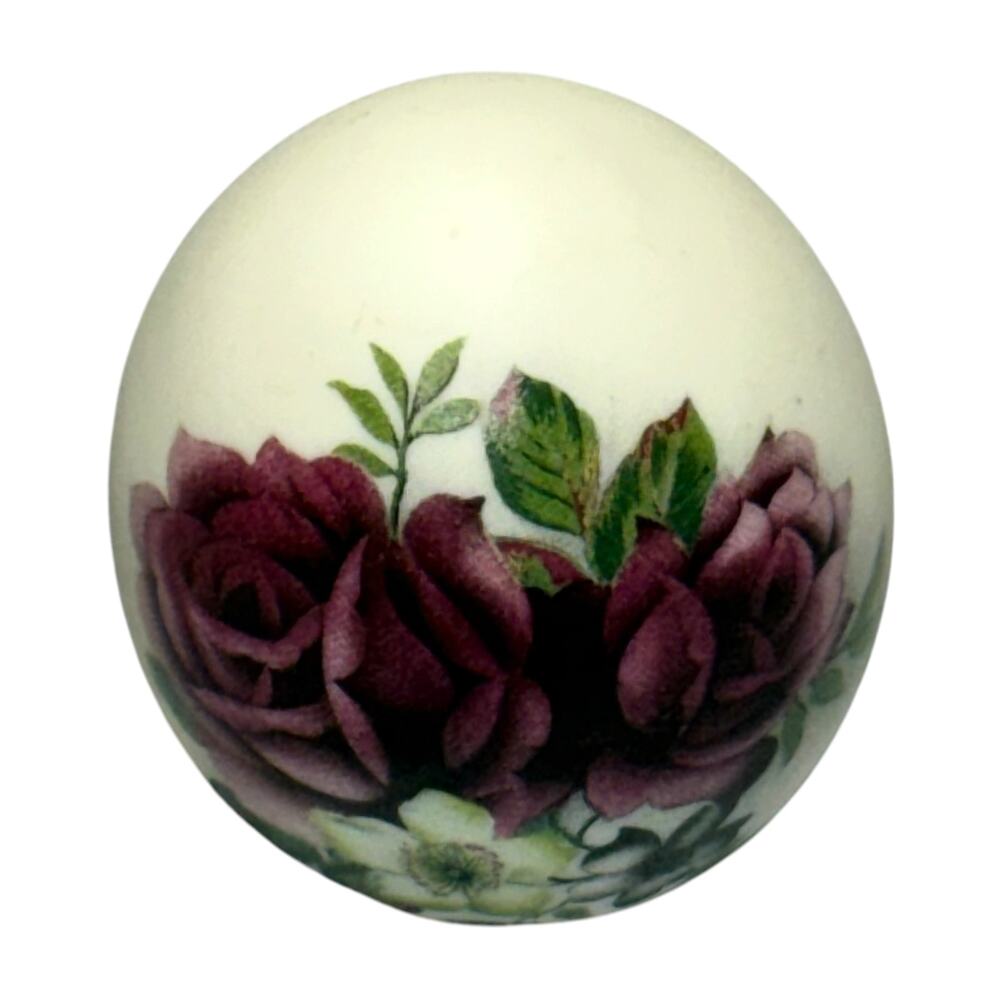 Floral Decorative Egg Rose Design 2 Inch - Picture 2 of 8